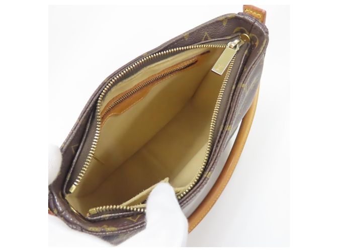 Borsa a Spalla Looping MM Louis Vuitton Marrone Monogramma - vista 22
