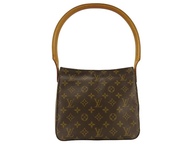 Borsa a Spalla Looping MM Louis Vuitton Marrone Monogramma - vista 5