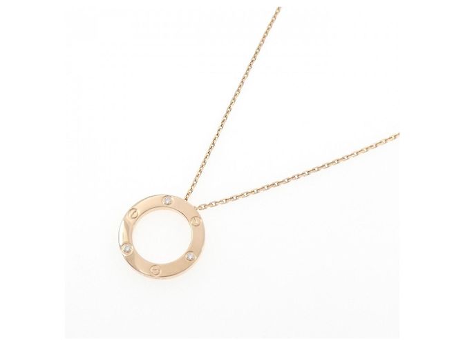 Collana Love Cartier Mezzo Diamante D'oro - vista 2