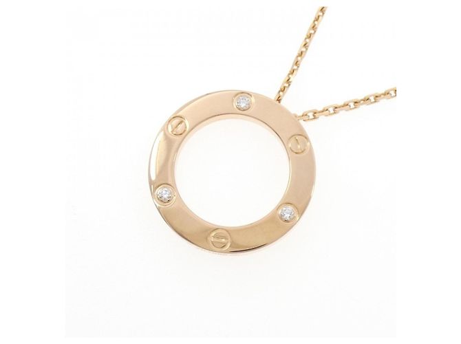 Collana Love Cartier Mezzo Diamante D'oro - vista 3