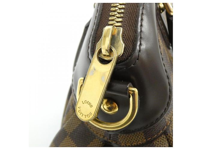 Borsa Louis Vuitton Damier Trevi PM Marrone - vista 4