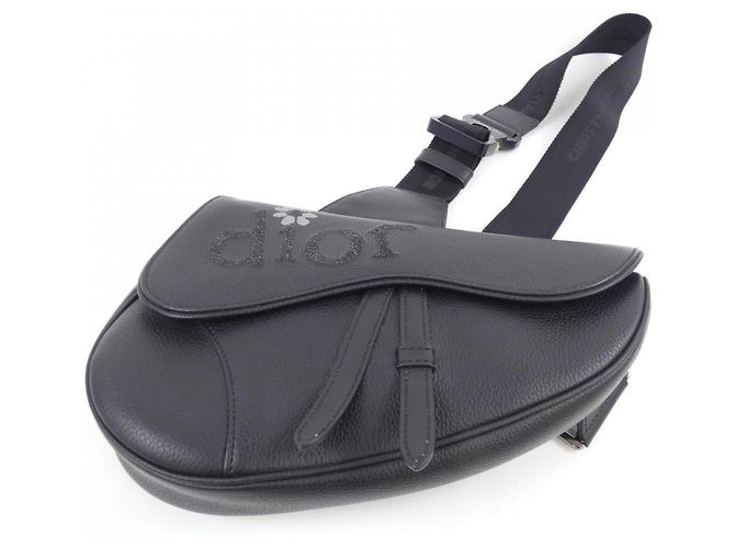 Borsa a mano Dior Saddle Christian Dior Nero - vista 4
