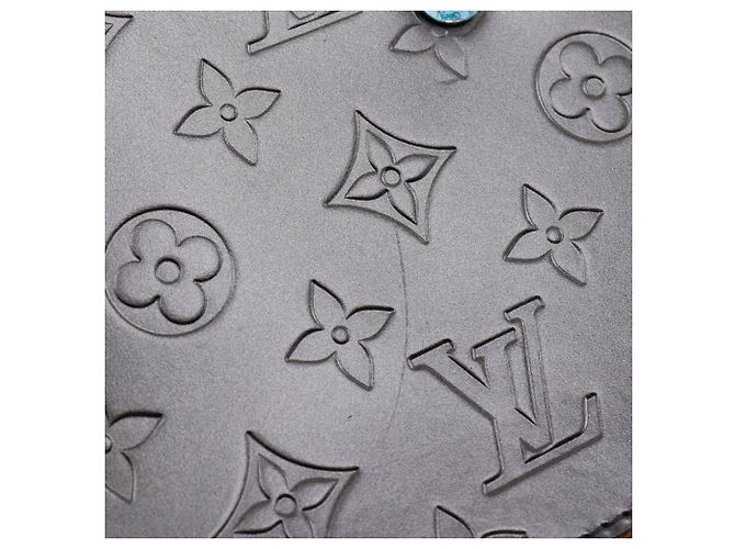 Louis Vuitton Shelton Monogram Mat Grigio Marrone Grigio antracite - vista 12