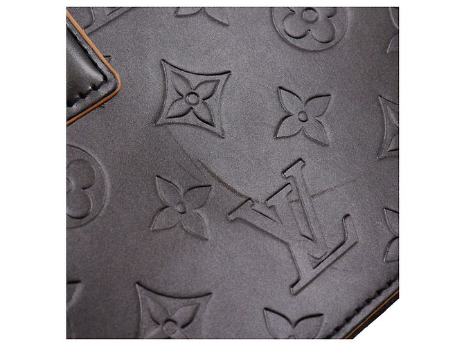Louis Vuitton Shelton Monogram Mat Grigio Marrone Grigio antracite - vista 9