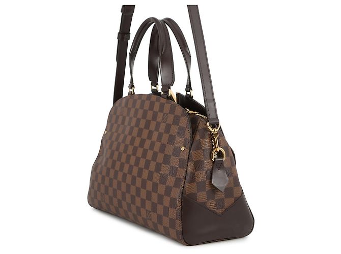 Borsa a mano Bowling Kensington Damier Ebene Louis Vuitton Marrone Beige - vista 2