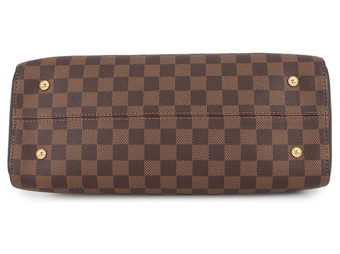Borsa a mano Bowling Kensington Damier Ebene Louis Vuitton Marrone Beige - vista 3