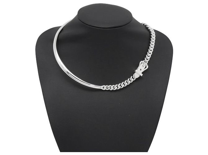 Collana Inflessibile Boucle Cellier Hermès Argento - vista 4
