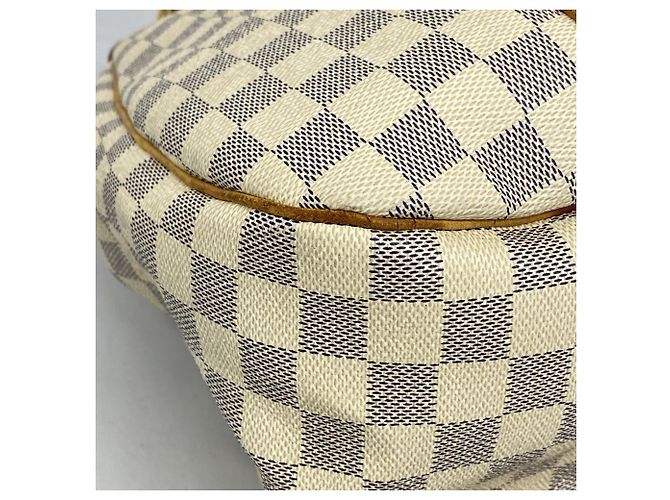 Borsa a Spalla Galliera GM Damier Azur di Louis Vuitton Bianco - vista 6