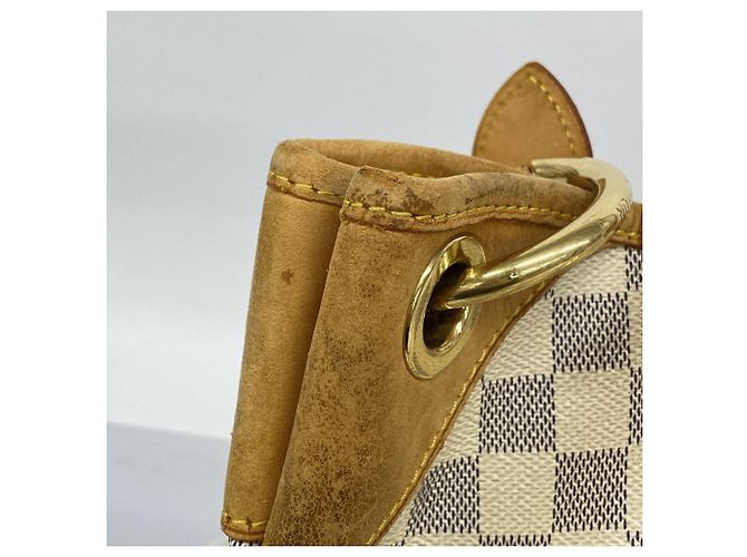Borsa a Spalla Galliera GM Damier Azur di Louis Vuitton Bianco - vista 7