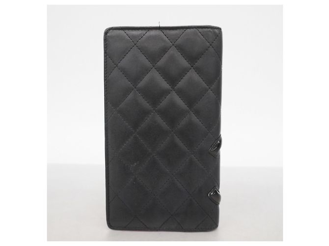 Carteira Longa Chanel Cambon Preto - vista 20