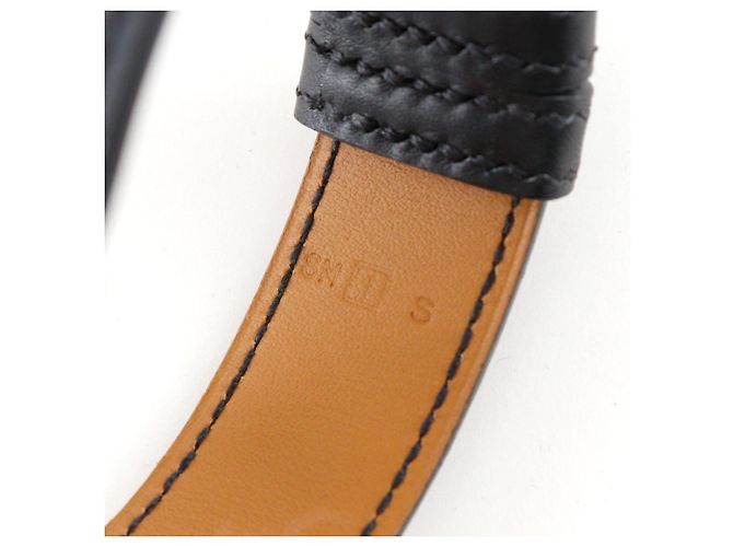 Bracciale in pelle Chamonix Hermès Nero - vista 7