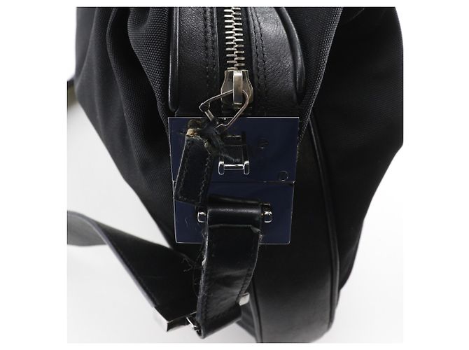Gucci Nylon Canvas Schultertasche Schwarz - Ansicht 7