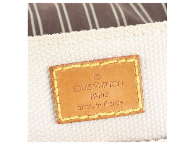 Borsa a Spalla Louis Vuitton Antigua Besas PM Ecru Crudo - vista 8