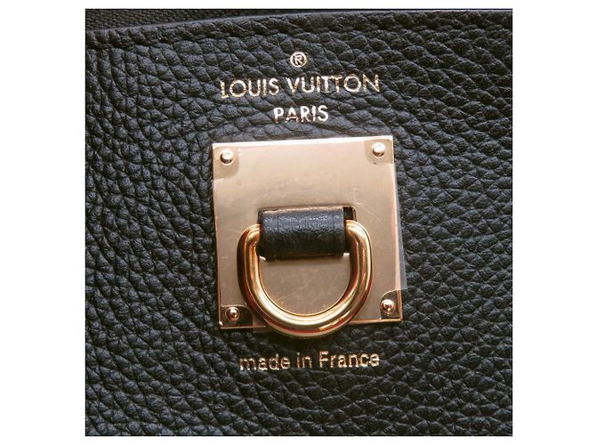 Borsa a mano in pelle PM City Steamer Louis Vuitton Nero Rosso - vista 17