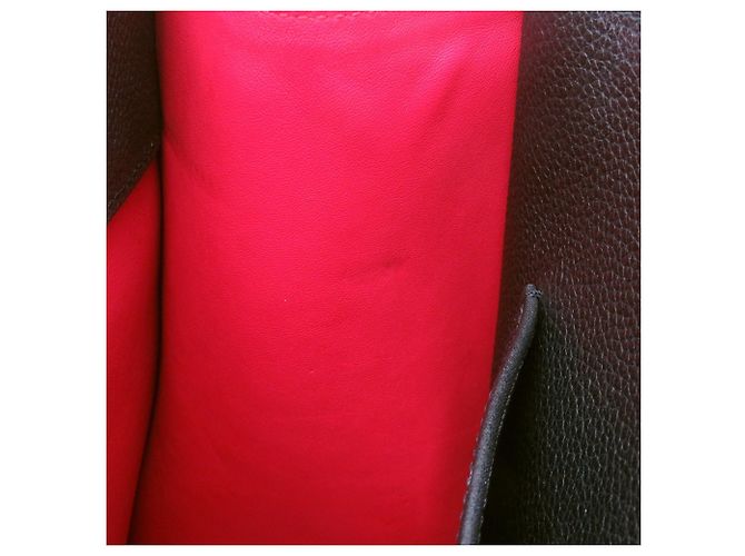 Borsa a mano in pelle PM City Steamer Louis Vuitton Nero Rosso - vista 9