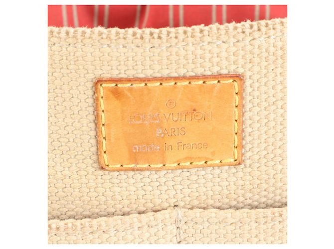 Bolsa de Ombro Louis Vuitton Antigua Besas PM Vermelho Bege - vista 10