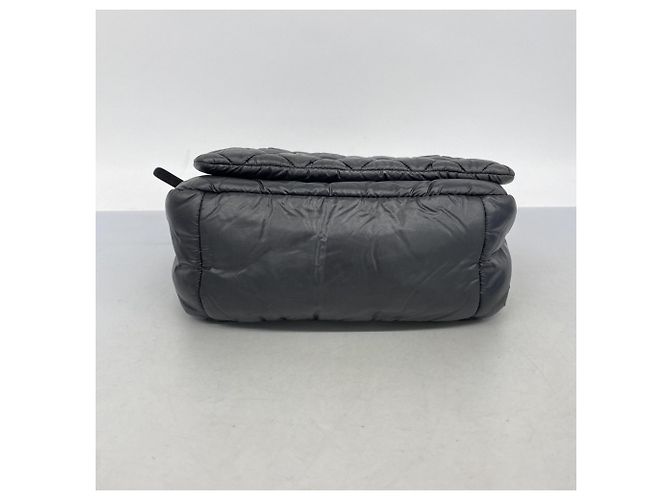 Borsa a Spalla in Nylon Nero Chanel Coco Cocoon - vista 3