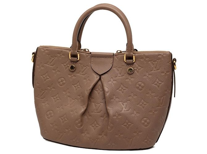 Borsa Mazarine PM in Monogram Empreinte Louis Vuitton Taupe - vista 2