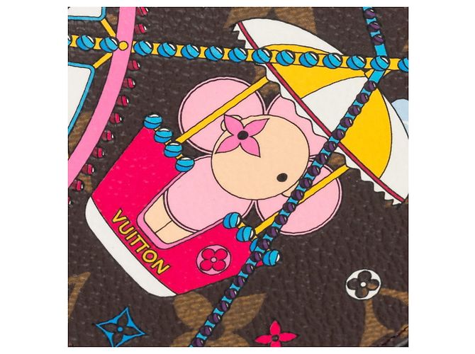 Portachiavi Charm Illustre Vivienne Monogramma Louis Vuitton Marrone Multicolore - vista 3