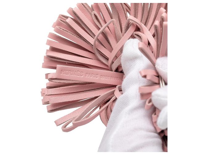 Ring Portachiavi charm Carmen di Hermès in rosa - vista 4