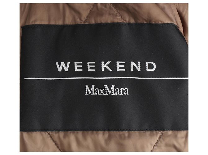 Feroce-Jacke von Weekend Max Mara aus braunem Polyester Rot - Ansicht 4