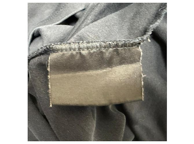 T-shirt girocollo Prada in cotone nero - vista 5