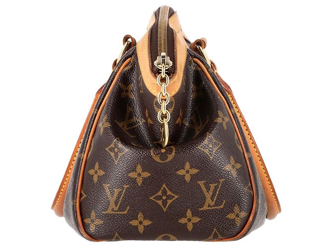 Borsa a mano Louis Vuitton Tivoli PM in tela monogramma marrone Rosso - vista 2
