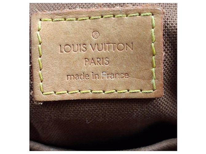 Borsa a mano Louis Vuitton Tivoli PM in tela monogramma marrone Rosso - vista 7