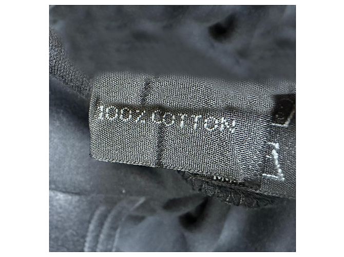 Camicia a maniche lunghe con bottoni Prada in cotone nero - vista 6