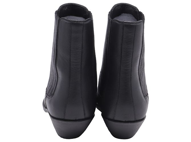 Stivali Chelsea West 45 in pelle nera di Saint Laurent Nero - vista 6