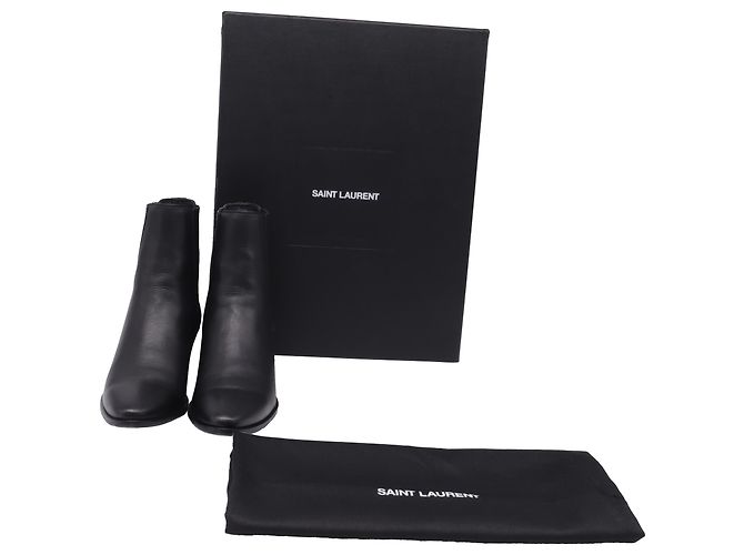 Stivali Chelsea West 45 in pelle nera di Saint Laurent Nero - vista 7