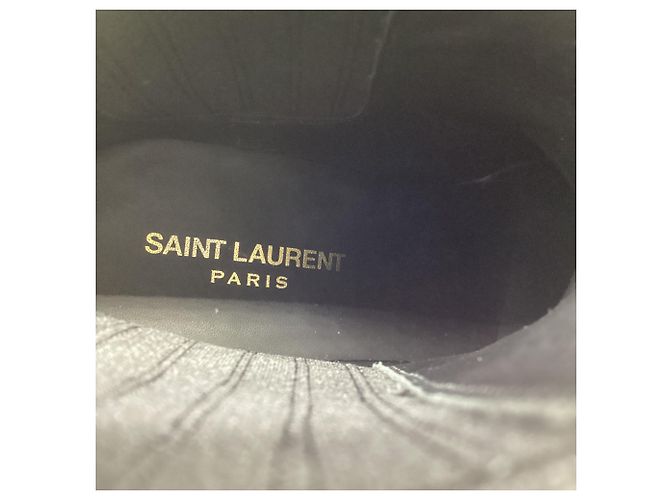 Stivali Chelsea West 45 in pelle nera di Saint Laurent Nero - vista 9