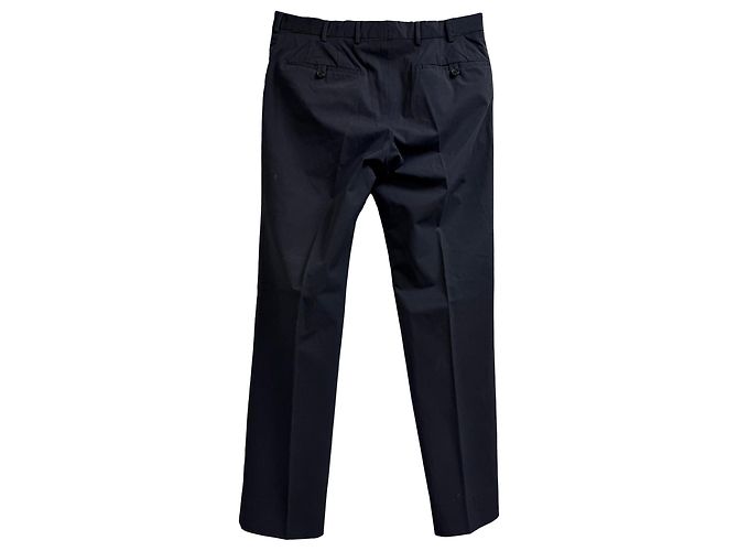Prada gerade geschnittene Hose aus schwarzem Polyester - Ansicht 2