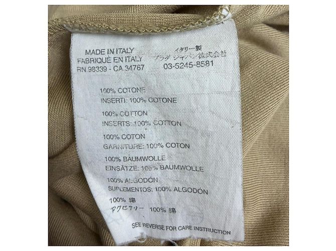 Polo a maniche corte Prada in cotone marrone - vista 5