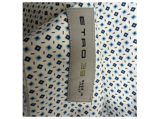 Camicia button-down Etro a fantasia in cotone multicolore - vista 4