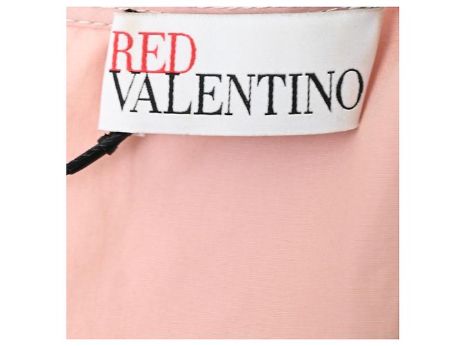 Vestido Mini Red Valentino en Algodón Rosa Castaño - vista 4