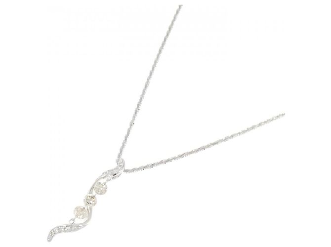 Autre Marque Collana in diamante in oro bianco Au750 Argento - vista 2