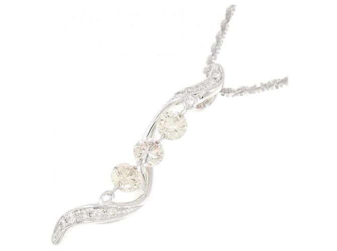 Autre Marque Collana in diamante in oro bianco Au750 Argento - vista 3
