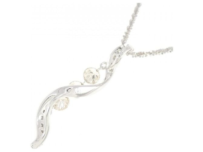 Autre Marque Collana in diamante in oro bianco Au750 Argento - vista 4