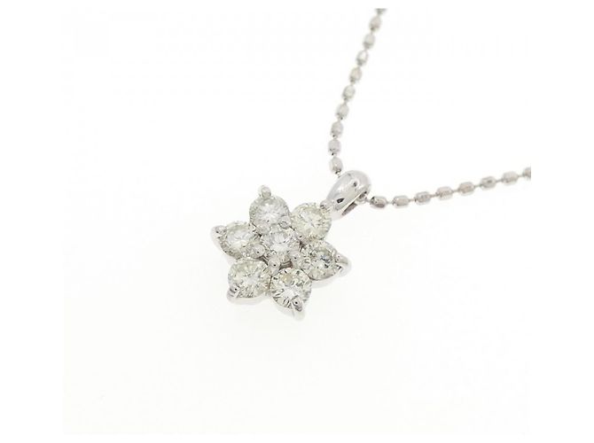 Autre Marque Collar de diamante en oro blanco Au750 Plata - vista 3