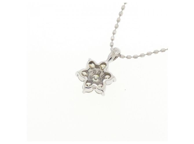 Autre Marque Collar de diamante en oro blanco Au750 Plata - vista 4