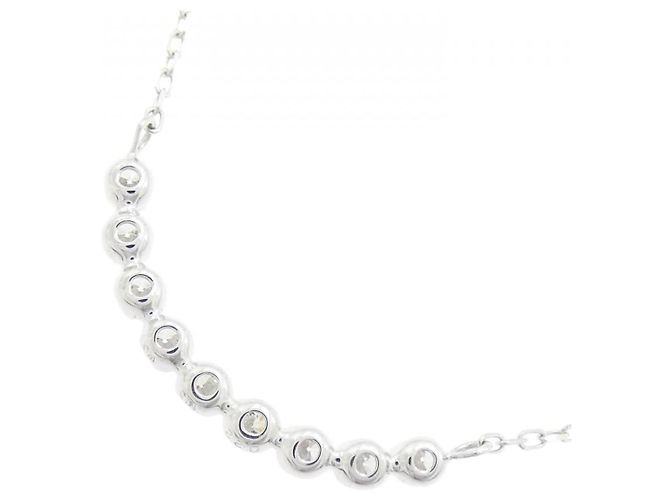 Autre Marque Collana con diamanti Au750 Argento - vista 4