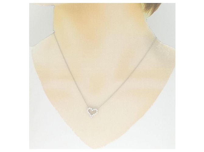 Collana mini Sentimental Heart in platino Tiffany & Co. Argento - vista 6