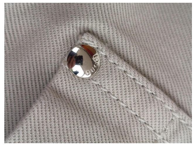 Jeans Gucci Beige in Cotone - vista 10