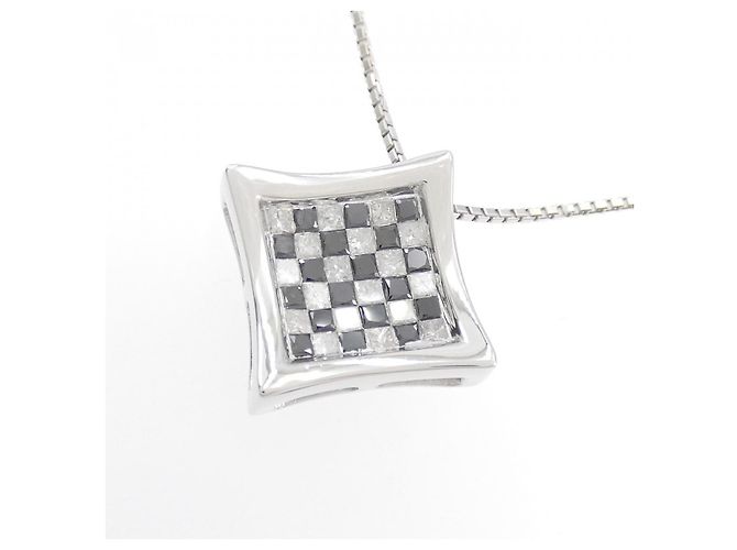 Autre Marque Collana in diamante in oro bianco Au750 Argento - vista 3