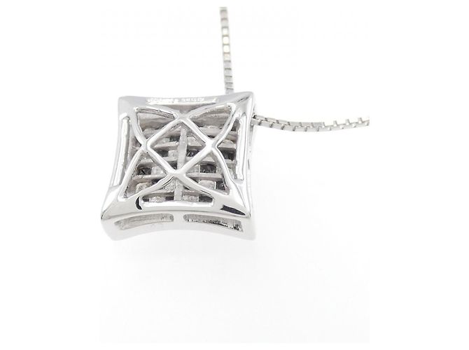 Autre Marque Collana in diamante in oro bianco Au750 Argento - vista 4