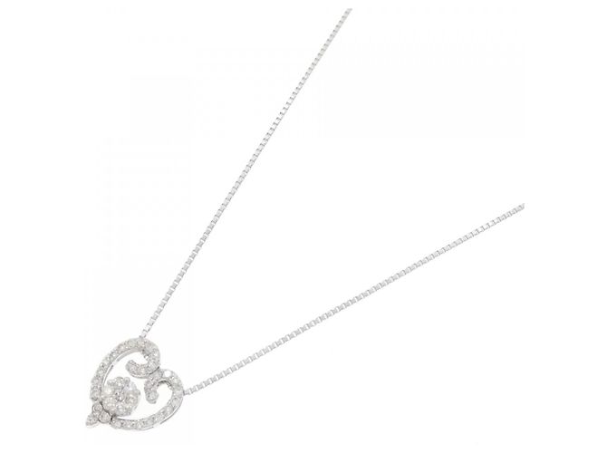 Autre Marque Collana in diamante in oro bianco Au750 Argento - vista 2