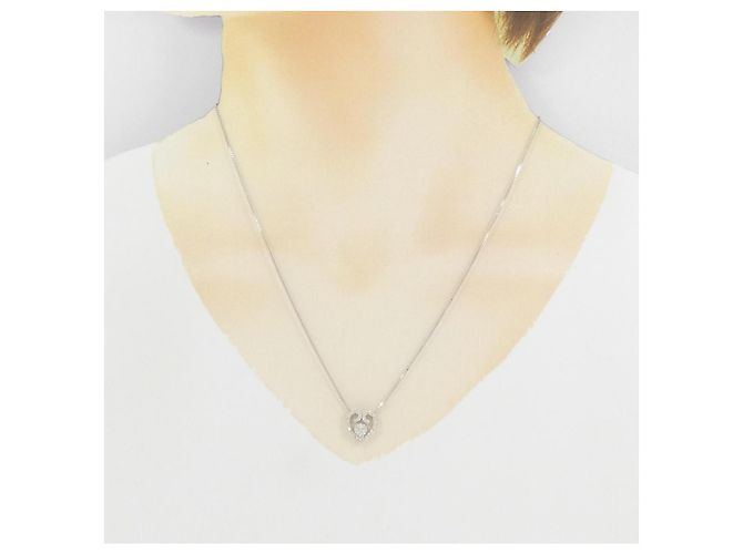 Autre Marque Collana in diamante in oro bianco Au750 Argento - vista 6