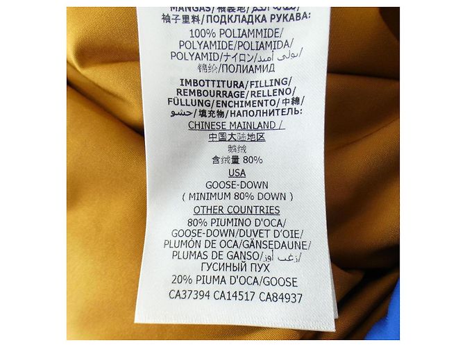 Chaqueta de plumón Gucci x The North Face Azul - vista 4