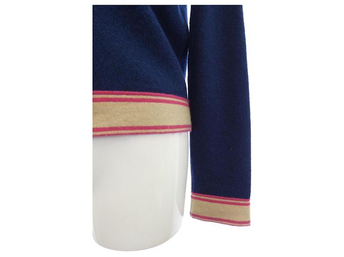 Cárdigan de cachemira Chanel Azul Azul marino - vista 7